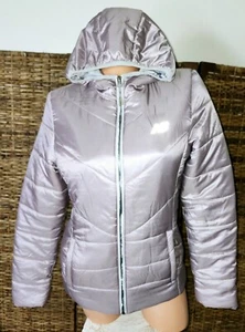 New Balance Metallic Light Purple Winter Insulate Puffer Jacket Coat Unisex Sz M - Picture 1 of 7