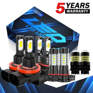 For Silverado 1500 2500 HD 3500 2007-2013 LED Headlights Fog Bulbs Reverse Light - Picture 1 of 55