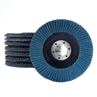 HKB Fächerscheibe Schruppscheibe blau / braun Korn 40/60/80/120 125 mm x 22,23 mm