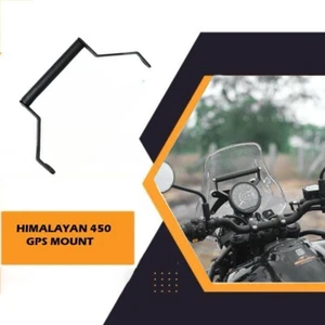 "GPS MOUNT, BLACK" FIT FOR ROYAL ENFIELD NEW HIMALAYAN 450 - Picture 1 of 2