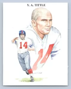 Johnny Unitas 1989 Reino Unido TV-4NFL Todos los Tiempos Grandes Mariscales de Campo 10 Baltimore Colts - Imagen 1 de 2