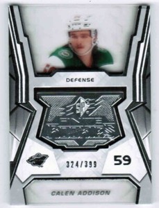 21/22 2021 UPPER DECK SPX CALEN ADDISON F-7 FINITE ROOKIES /399 MINNESOTA WILD