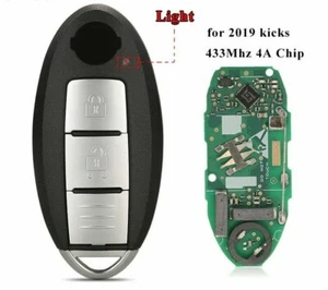 Fits Nissan 433Mhz F7945M/HITAG AES/4A Complete Transponder Remote Key - Picture 1 of 4