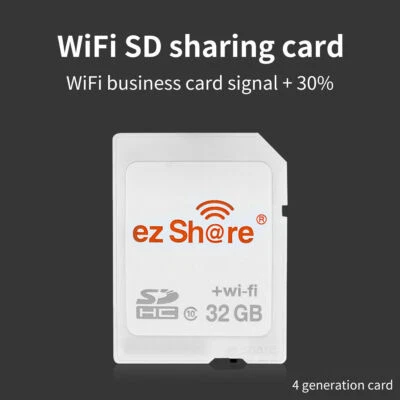 Wi-Fi Wireless SDHC Class10 SD 32GB Memory Card for Eye Fi Transcend EZ Share - Image 1 of 4
