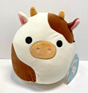 Squishmallows Ronnie the Cow 8” Plush BNWT - Picture 1 of 3