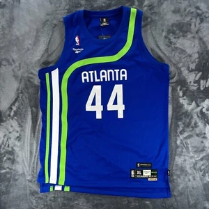 Reebok Basketball Jersey Men 2XL XXL Vintage Atlanta Hawks Pistol Pete #44 NWT - Picture 1 of 11
