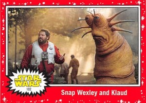 2019 Topps Star Wars Journey To The Rise Of Skywalker RED #102 Snap Wexley And