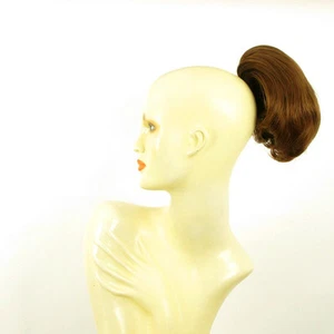 Hairpiece ponytail short coppery golden brown 2/30 peruk - Picture 1 of 7