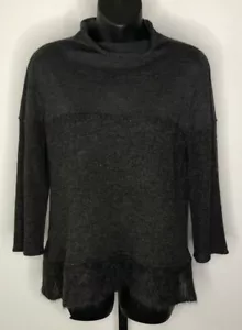 TSE New York dunkelgrau 85% Kaschmir/Mohair/Wolle Pullover Gr. Medium Italy - Bild 1 von 6