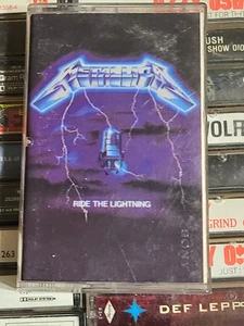 Metallica Ride The Lightning Cassette Rare HTF OOP - Picture 1 of 4