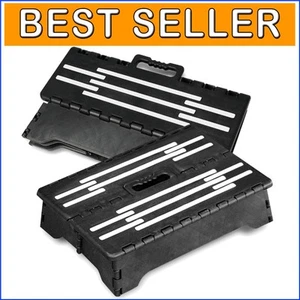 Durable Non-Slip Step Stool for Toddlers & Seniors - 4 Inch Portable Convenience - Picture 1 of 10