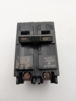 Siemens Q2100P Type QP 100 Amp 2-Pole 120/240V Circuit Breaker  - Image 1 of 4