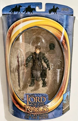 TOY BIZ LORD OF THE RINGS THE RETURN OF THE KING SAMWISE GAMEE 2003 con armadura Foto 1 de 4
