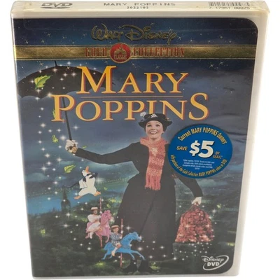 Mary Poppins DVD Gold Classic Collection VF Import US Region 1 - 2000 New - Image 1 of 4