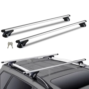 VEVOR Barra Portatutto Universale da Tetto Auto Carico 90kg 2 Pezzi - Zdjęcie 1 z 12