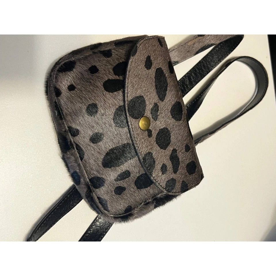 Mini Bolso Bandolera Sonia Rykiel Paris Becerro 7x6 Estampado Leopardo Francia Foto 1 de 4