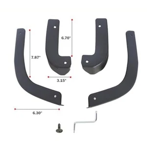 High Performance Mud Flaps for Chevrolet 1500 2019 2024 Installation Kit - Picture 1 of 11