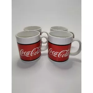 Set vintage di 6 tazze Coca Cola. Stenze e tazze di marca Coca Cola di Gibson. - Foto 1 di 3
