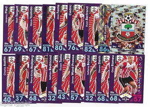 2016 / 2017 EPL Match Attax SOUTHAMPTON (19 Card Set) - Bild 1 von 1