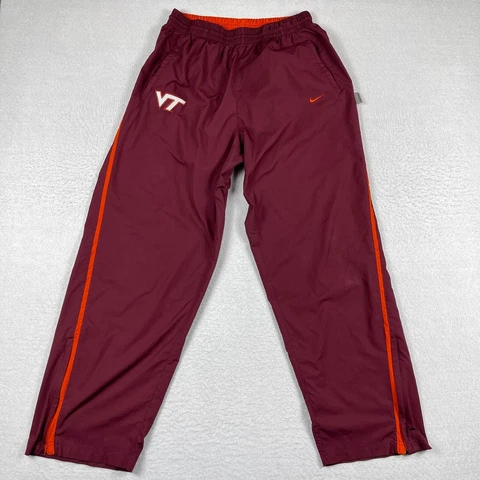 Virginia Tech Pants Mens Large Nike Fit Storm Windbreaker Warmup VT Basketball Cover