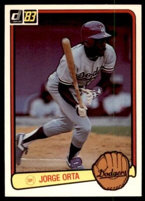 1983 DONRUSS JORGE ORTA LOS ANGELES DODGERS #388 - Image 1 of 2