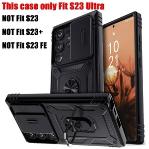 Per Samsung Galaxy S23 Custodia Ultra Antiurto, Supporto Anello Magnetico Cover Nero - Foto 1 di 16