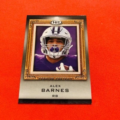 Alex Barnes ROOKIE Kansas State Wildcats/Titans 2019 Hit PREMIUM PORTRAIT INSERT - Image 1 of 2