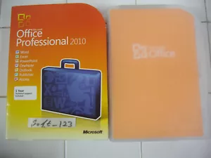 Microsoft Office 2010 Professional For 2 PCs Full English Ver. =NEW SEALED BOX= - Picture 1 of 4