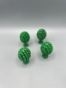 LEGO BASIC Obstbaum Baum Kugelbaum groß 3470 | grün Pflanze Wald 4x Stück used - Bild 1 von 3