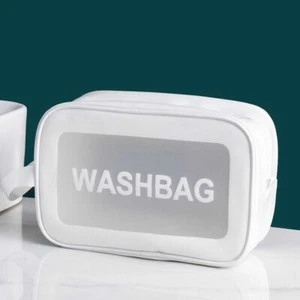 3pcs Transparent Cosmetic Bag Waterproof Portable Travel Storage Case Washbag AU - Picture 1 of 9