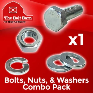 (1) Tornillos hexagonales M16-2,0x40 clase 10,9 pernos hexagonales, tuercas, arandelas, arandelas de bloqueo - Imagen 1 de 5