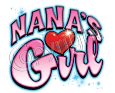 Nana's девочка с сердцем милый! ДЕТСКАЯ ФУТБОЛКА ASST ЦВЕТА РАЗМЕРЫ XS 2-4 - БОЛЬШОЙ 14-16 - Изображение 1 из 3