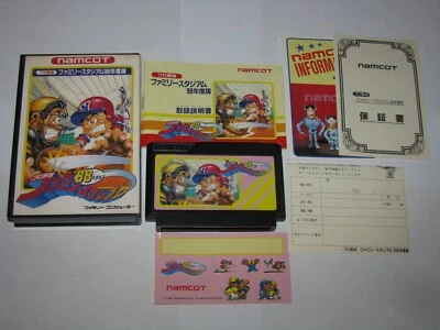 Pro Yakyuu Family Stadium 88 Nendoban Famicom NES Japan import box CIB US Seller - Image 1 of 4