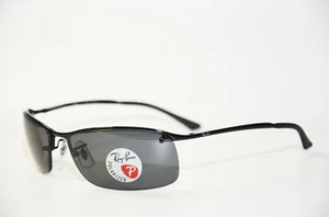 Original Unisex Ray Ban 3183 002/81 polarized Brille randlos Sonnenbrille Neu - Bild 1 von 5