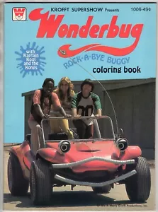 Libro para colorear WONDERBUG Krofft Supershow Kaptain Kool & the Kongs 1978 TV 1006 - Imagen 1 de 2