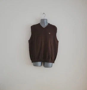 Vintage Men's Chaps Ralph Lauren Sleeveless Knit Vest Jumper Size XXL - Picture 1 of 10