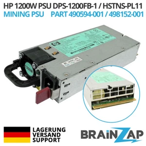 HP DPS-1200FB A - 1200W HSTNS-PL11 HSTNS-PD11 12V Mining PSU Netzteil 490594-001 - Bild 1 von 5