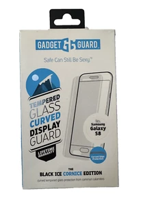 Gadget Guard Protection écran Glace Noir pour Samsung Galaxy S8 - Transparent - Photo 1 sur 3