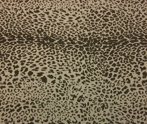 BALLARD DESIGNS LEOPARD SKIN TAUPE LUXURY SUNBRELLA THICK FABRIC 2 YARDS 54"W - Picture 1 of 6