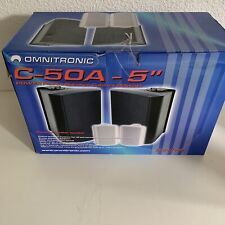 OMNITRONIC C-50A, aktiv, weiß/Paar Boxen Lautsprecher