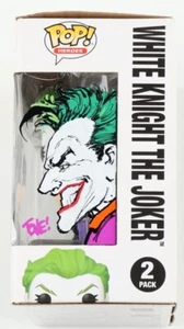 Tone Rodriguez Artist White Knight Batman Joker 2 Pack Sketched Signed Funko PSA - Picture 1 of 2