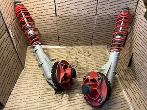 99-05 Polaris Trailblazer 250 Front Strut Shock & Wheel Hub Complete Assembly - Picture 1 of 11