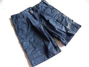 REPLAY Coole dunkelblaue Bermuda Shorts Cargotaschen Gr.6A 116 - Picture 1 of 4
