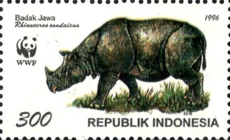 Indonesia #Mi1650I MNH 1996 rinoceronte de Java WWF [1673a] Foto 1 de 1