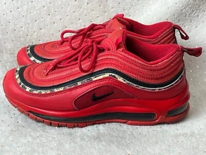 Nike Air Max 97 Leopard Pack University Red Black AQ0655 600 Womens Size 7 - Picture 1 of 10