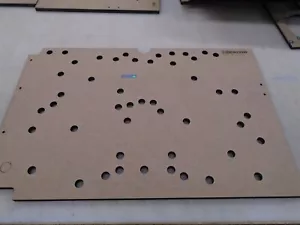 Indiana Jones Pinball Replacement Backbox light panel wood - Picture 1 of 1