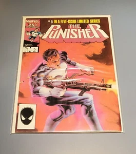 The Punisher #5 Marvel Comic Book 1985 Limited Series *HIGH GRADE* - Picture 1 of 10