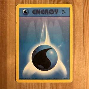 Water Energy 130/130 Base Set 2 Pokemon Card WOTC HP - Picture 1 of 2