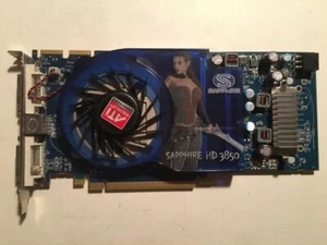 SAPHIRE HD 3850 ATI RADEON HD3850 512MB GDDR3 PCI-E DUAL DVI-I/TVO 188-02E63-00 - Picture 1 of 3