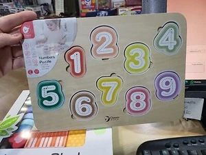 Numeri Puzzle Fatto Di Legno Classic World Giochi Educativi - Foto 1 di 1